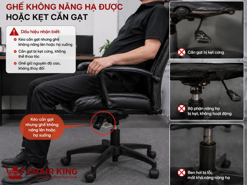 Ghế không nâng hạ được